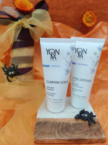 DUO Scrub guarana en crème vital defens